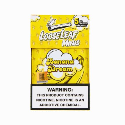 Banana Dream LooseLeaf Mini premium loose leaf product – front view packaging