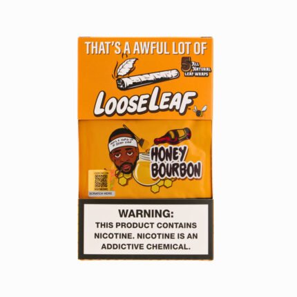 Desto-Dubb Honey Bourbon LooseLeaf Wraps premium flavored wraps – front view