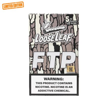 FTP x LooseLeaf Wraps limited edition collaboration tobacco leaf wraps with premium smooth finish