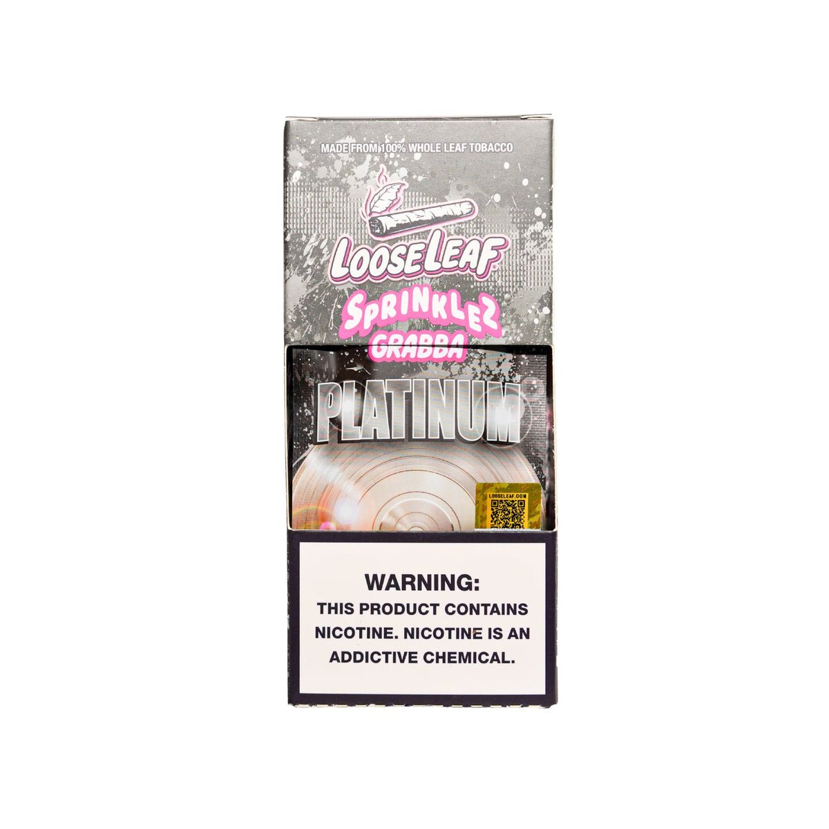 LooseLeaf x Sprinklez Platinum Grabba Crush Lifestyle Image | Looseleaf Brand LooseLeaf x Sprinklez Platinum Grabba Crush lifestyle presentation