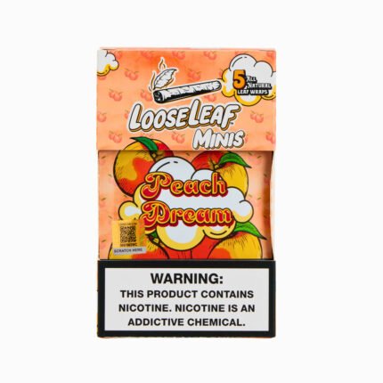 Peach Dream LooseLeaf Mini close-up texture and packaging detail