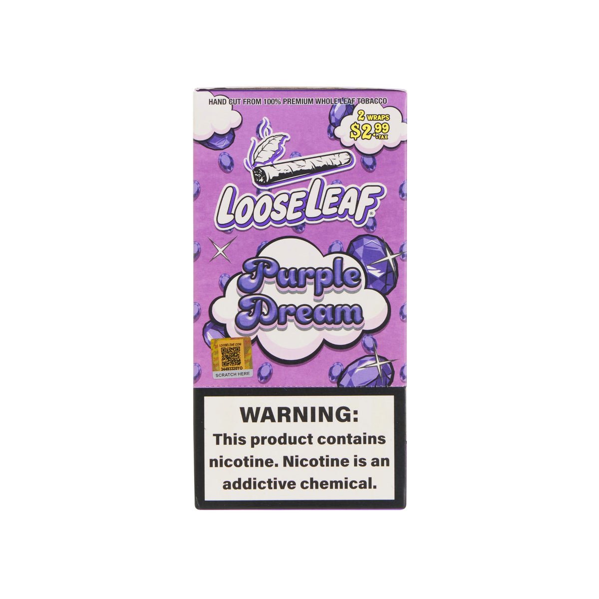 Purple Dream LooseLeaf Wraps - LooseLeafBrand | Flavored Tobacco Wraps Purple Dream LooseLeaf Wraps, purple-flavored tobacco leaf wraps for smooth and flavorful rolling experience