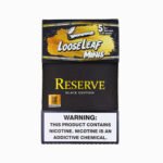 Reserve Black Edition LooseLeaf Mini's premium loose leaf product – front view packaging