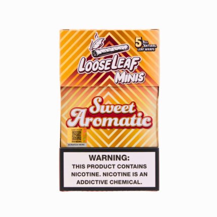 Sweet Aromatic LooseLeaf Mini's close-up texture and packaging detail